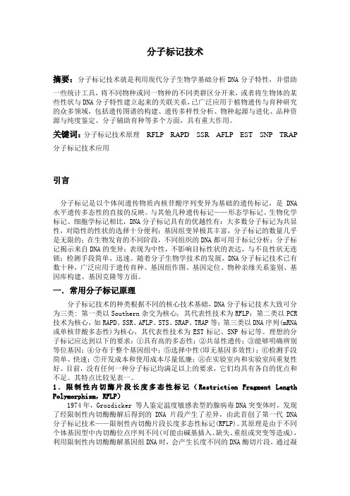 分子标记技术
