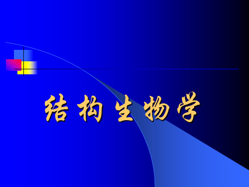 结构生物学(全套课件624P)
