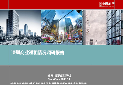 房地产 - 深圳商业返租情况调研报告