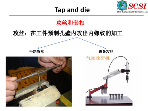 攻丝和套扣-tap and die