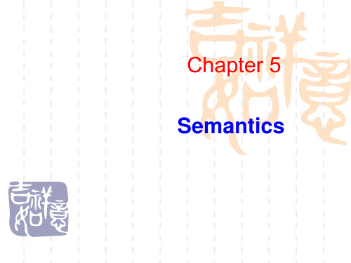 Chapter 5        Meaning