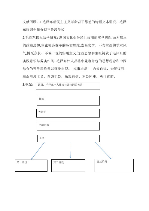 文献回顾毛概