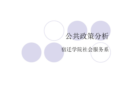 第3章 公共政策系统