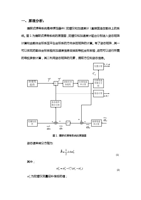 捷联惯导作业