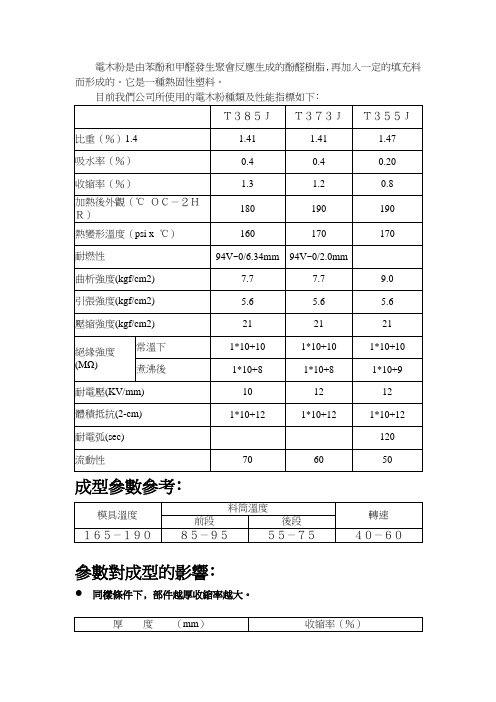 电木粉知识