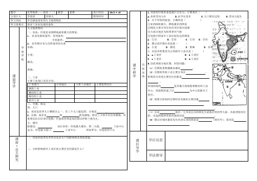 世界地理——南亚(二)