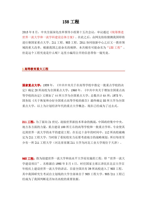 158工程