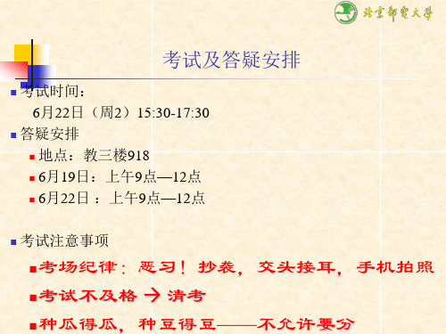 北邮-数据库系统原理(英文)-15-复习及答疑