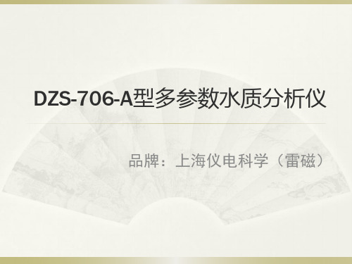 DZS-706-A型多参数水质分析仪