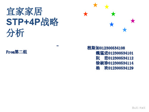宜家家居STP+4P战略分析