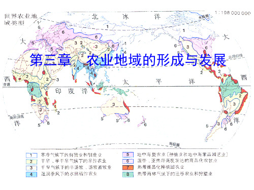【高考地理一轮复习课件】必修2第3章农业地域的形成与发展