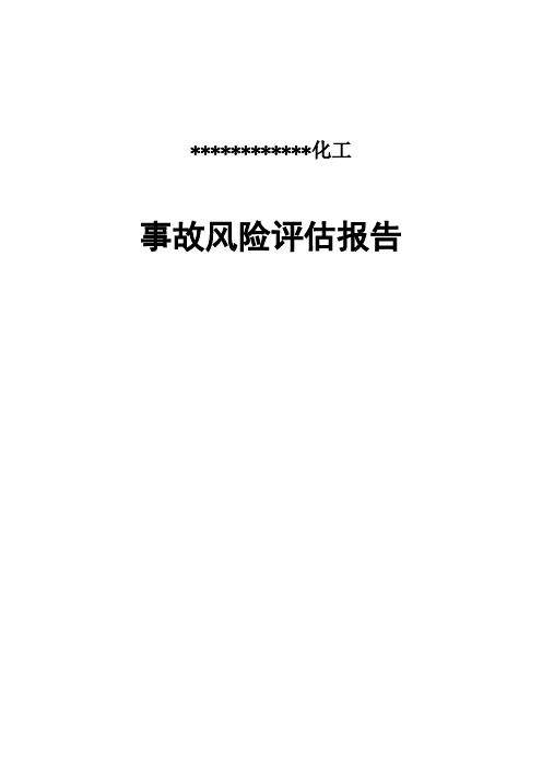 事故风险评估报告