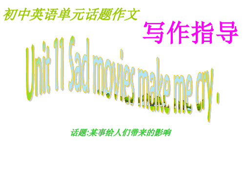 人教版英语九年级-Unit-11-写作公开课