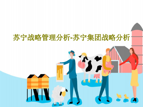 苏宁战略管理分析-苏宁集团战略分析共56页文档