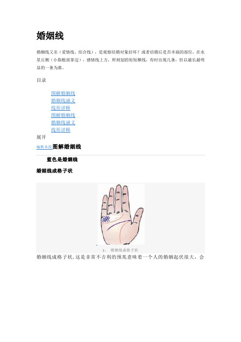 婚姻线图解