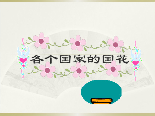 各个国家的国花