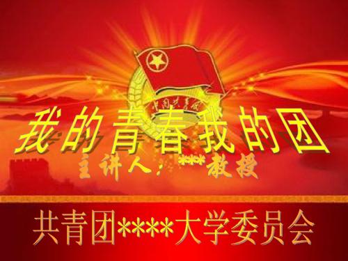 团校培训之---团的知识,大学团委团章培训