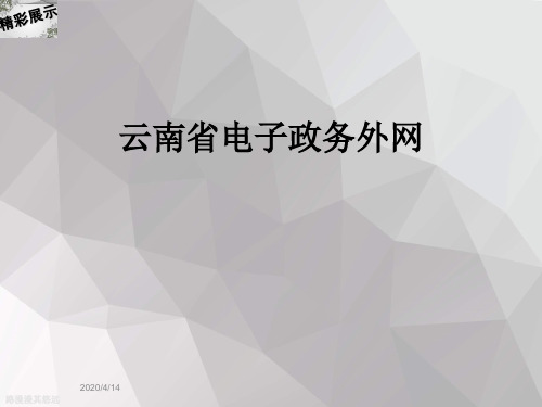 云南省电子政务外网