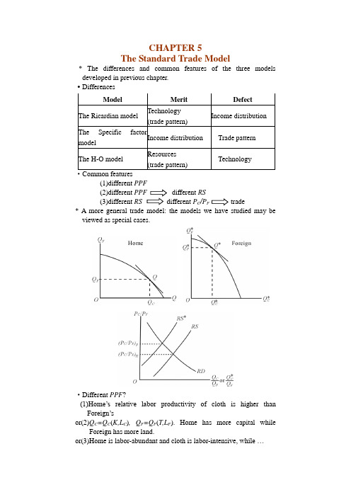 国际经济学Chapter 5
