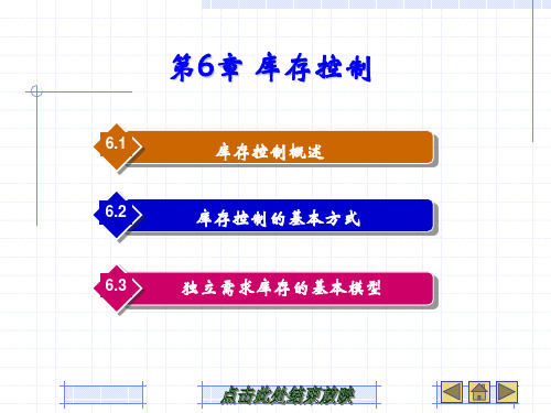 生产与运作管理 第六章