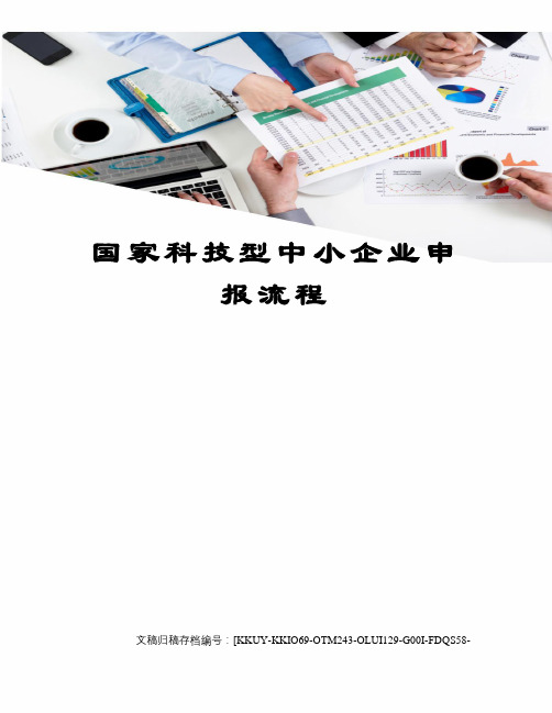 国家科技型中小企业申报流程