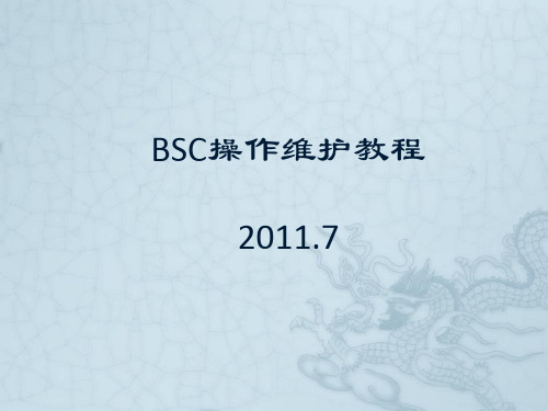 平衡计分卡-BSC操作维护教程 精品