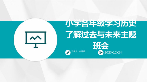 小学各年级, 学习历史,了解过去与未来,主题班会ppt