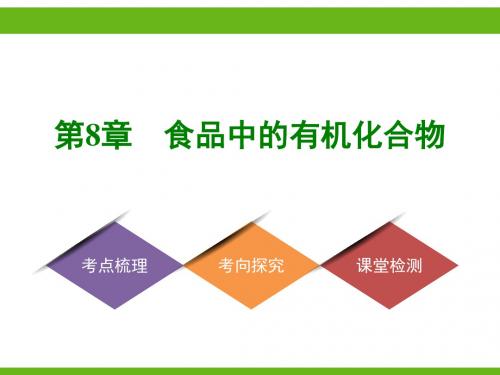 沪教版第八章《食品中的有机化合物》复习课件(共21张PPT)