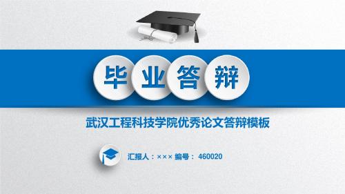【精选】武汉工程科技学院课题论文答辩模板