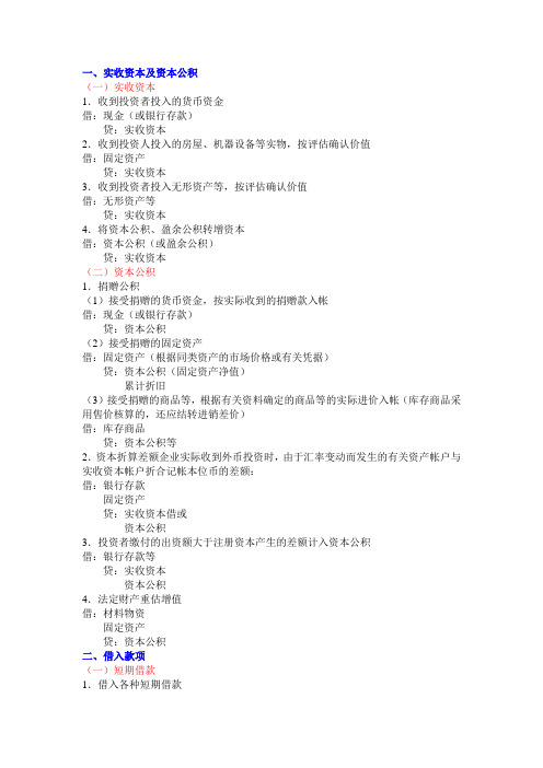初级会计实务考试必备公式(超全)讲解