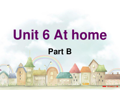 深港朗文版小学英语三年级下册《Unit 6 At home》课件1
