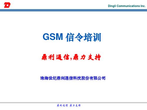 鼎利GSM信令培训资料