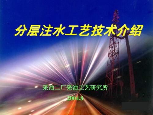 分注工艺技术介绍