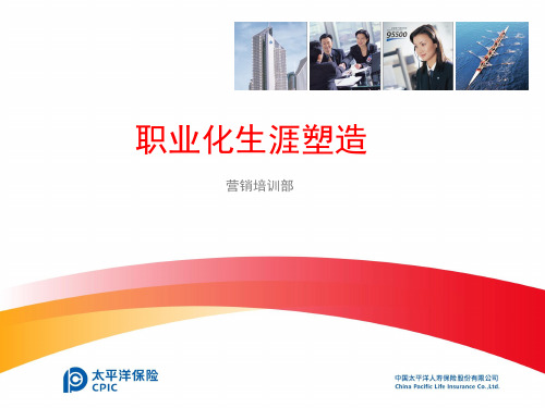 职业化生涯塑造培训教材