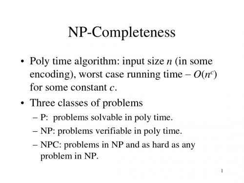 NP-Completeness