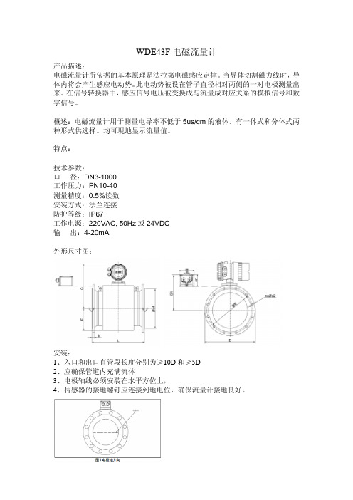 DE43F电磁流量计