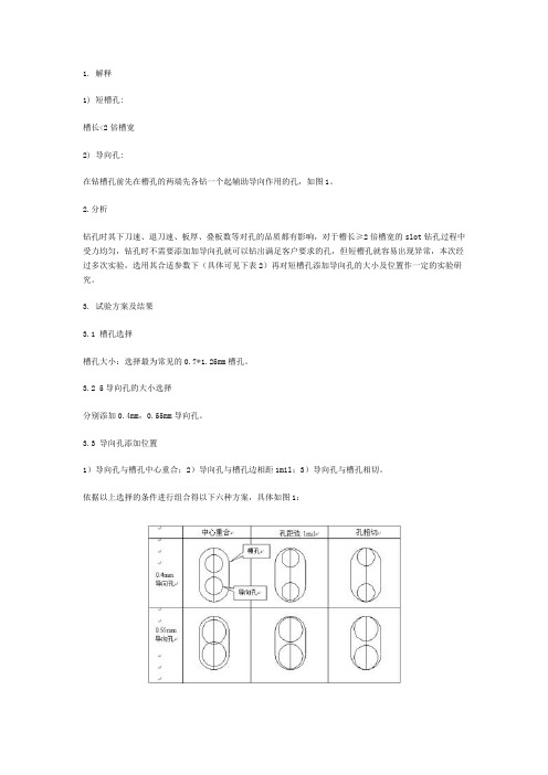短槽孔的做法