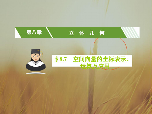核按钮2018高考新课标数学理一轮复习配套课件：第八章立体几何8.7 精品