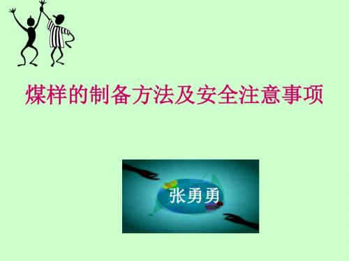 煤样的制备方法及安全注意事项讲解
