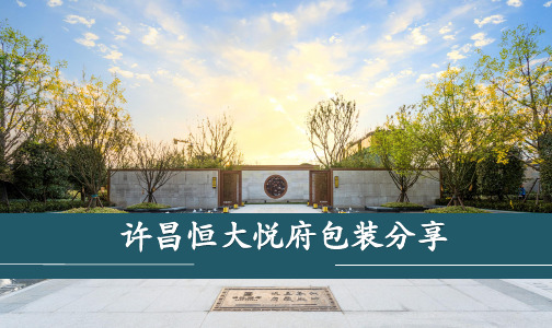 20171008许昌恒大悦府包装总结