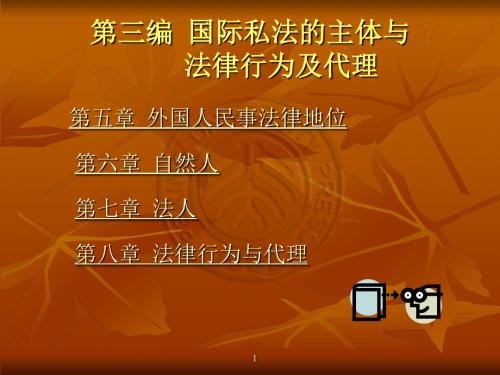 国际私法课件第三编