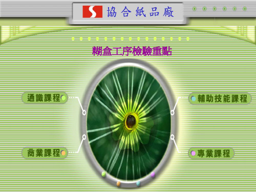 糊盒工序检验重点