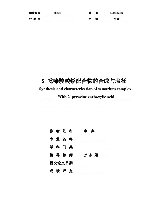 2010届毕业设计(论文)模板