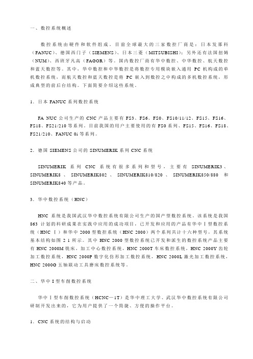 数控简介