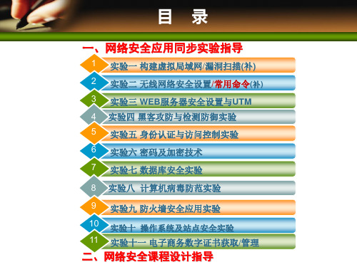 网络安全技术及应用实验一 构建虚拟局域网-漏洞扫描