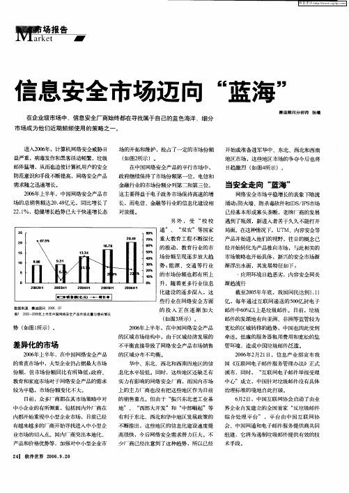 信息安全市场迈向“蓝海”