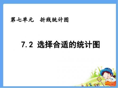 2016最新青岛版五年级数学上册 选择合适的统计图课件