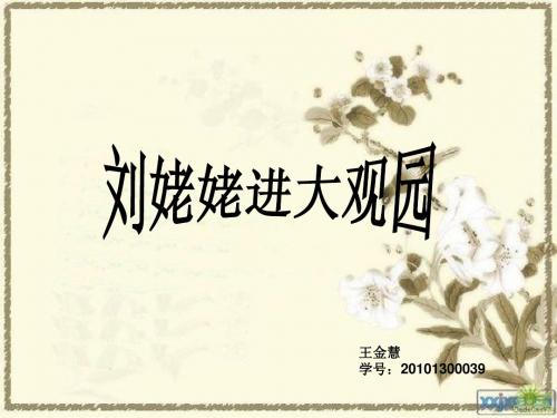 刘姥姥进大观园