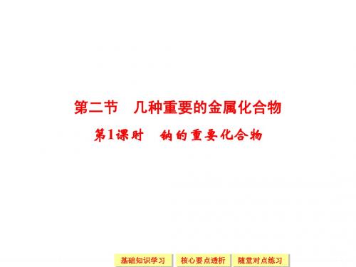 3-2-1 钠的重要化合物