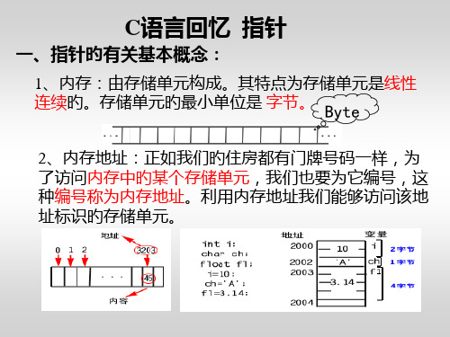 软件技术基础之指针和结构体课件ppt课件